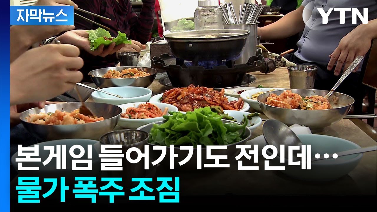[자막뉴스] 한국 물가 '경고등'...도미노 인상 현실화 우려 / YTN