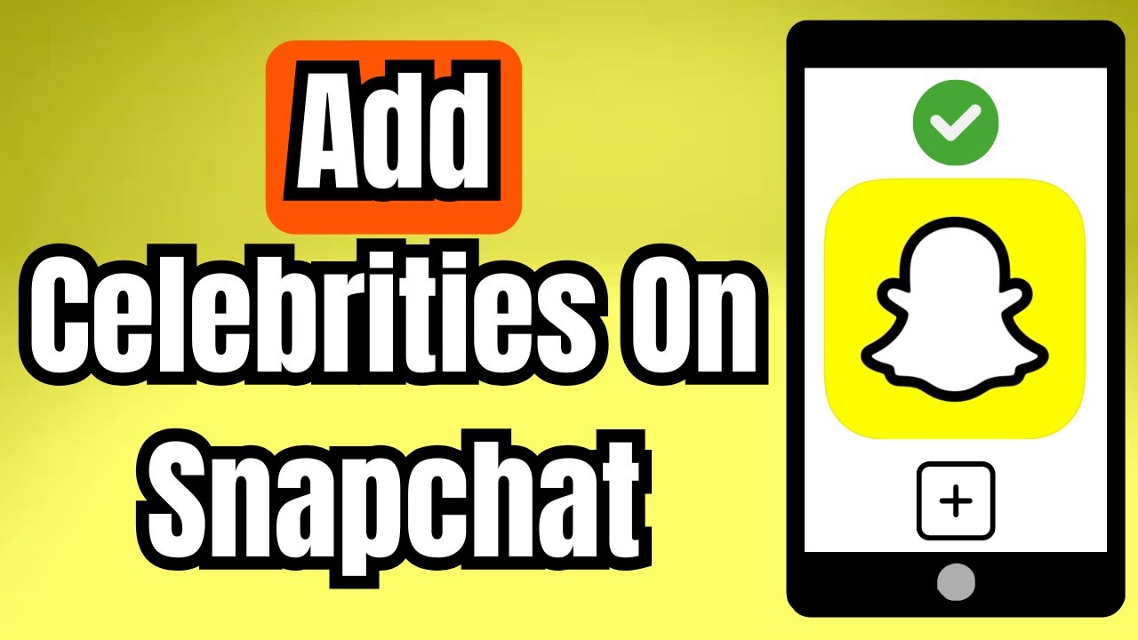 Как добавить знаменитостей в Snapchat