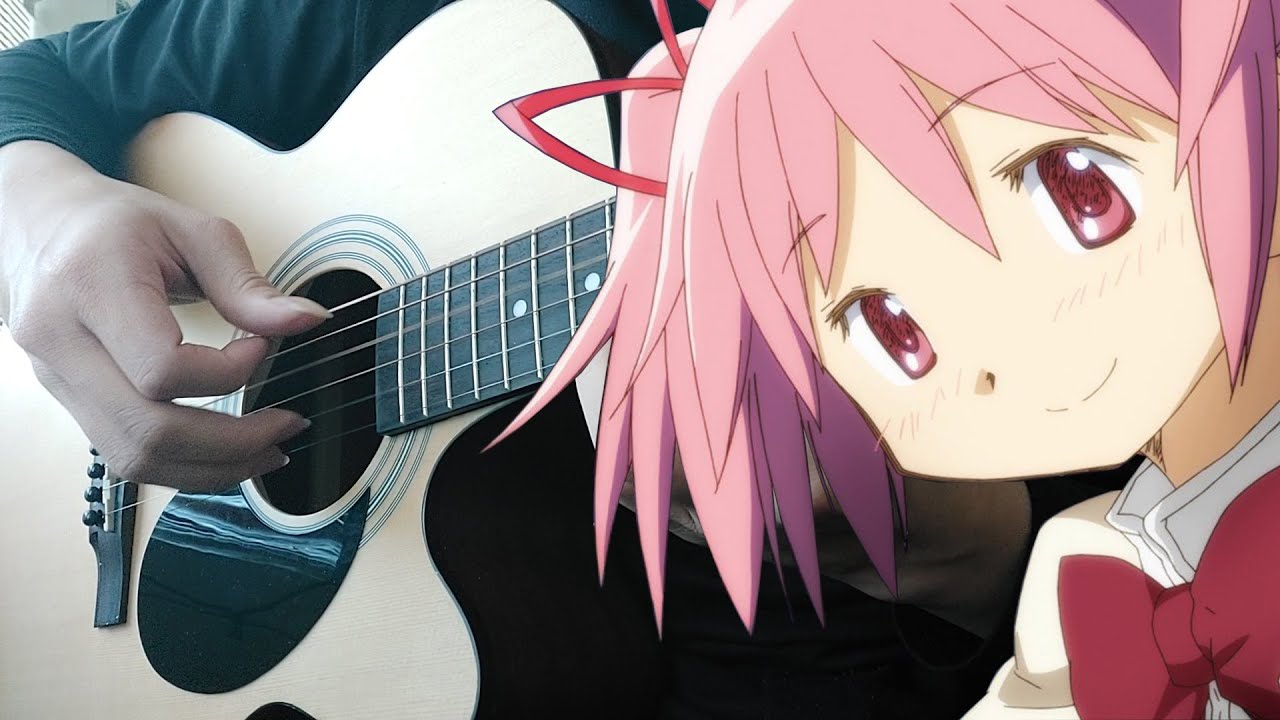 ClariS - Connect - Mahou Shoujo Madoka★Magica OP - Guitar Fingerstyle Cover [FREE TABS]