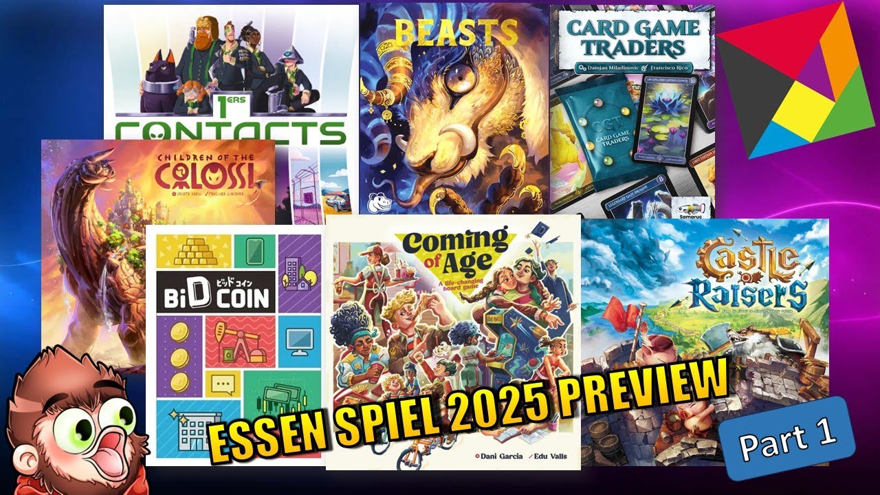 Essen Spiel Preview - Part 1 | Meine Vorfreudenliste für die Essen Spiel 2025