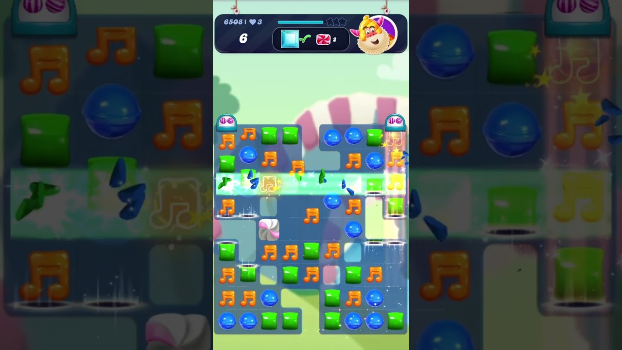Candy Crush Saga Level 6508 | No Boosters