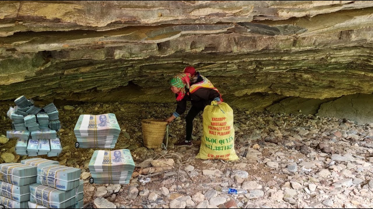 Poor girl finds $5 million in abandoned sewer.
