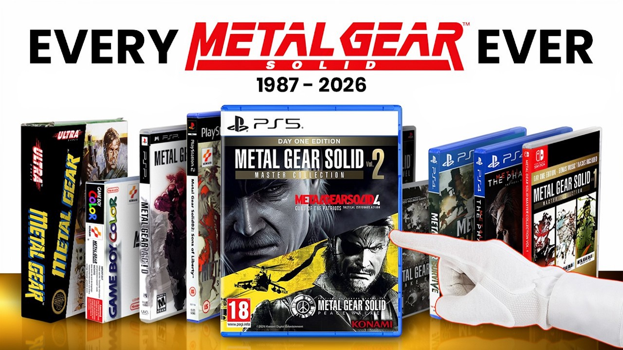 Unboxing Every Metal Gear Solid Game Ever (1987-2026)