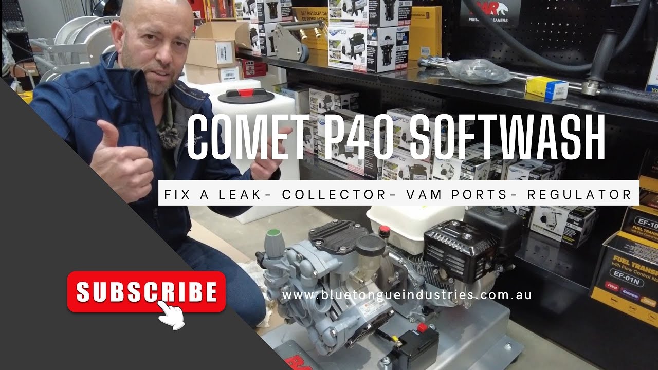 SoftWash P40 Collector Regulator Bypass and Vam Maintenance