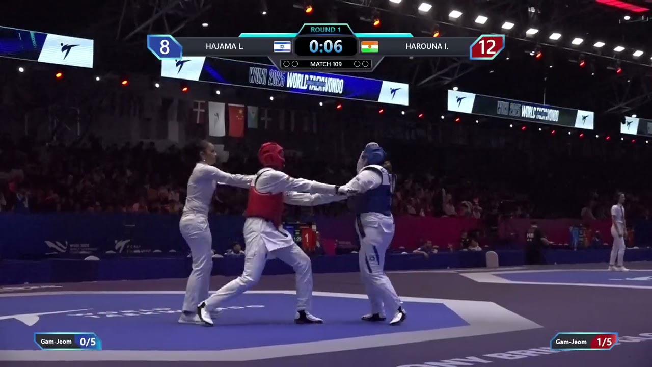 109 Round of 64 Women +73kg ISR HAJAMA L  NIG HAROUNA I  PGM