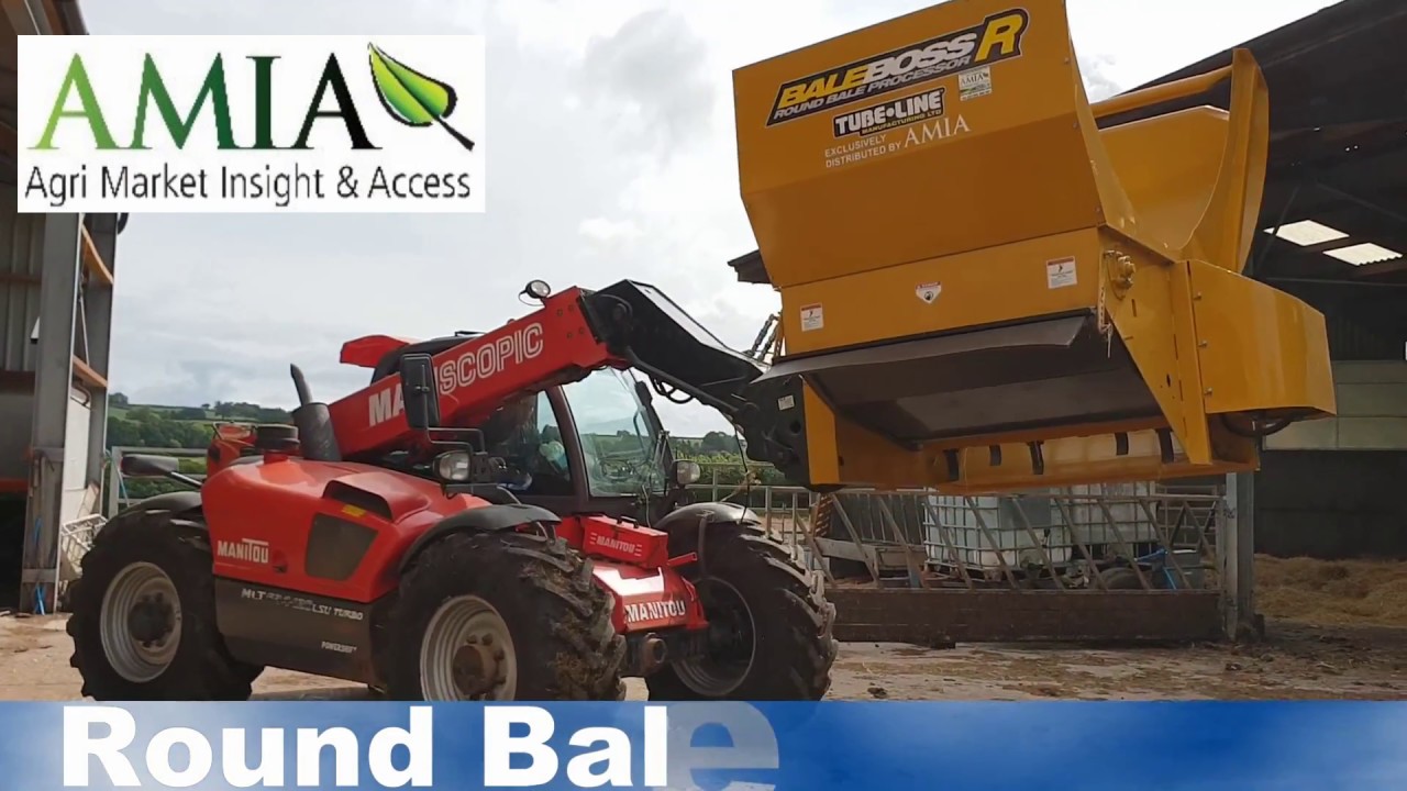 Tubeline Bale Boss R  Round Bale Processor - Exclusively distributed in Europe by AMIA