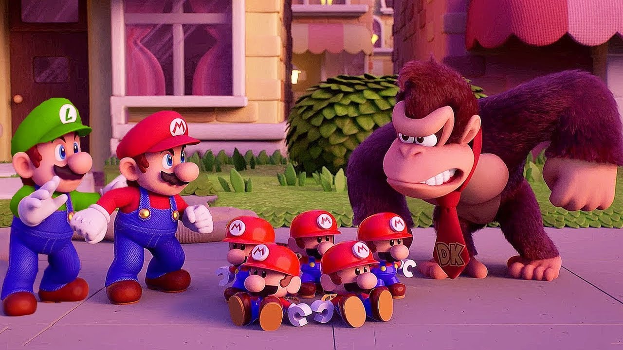 Mario vs Donkey Kong Switch – 2 Player Co-Op Full Main Game [100%] + Super Mario Tennis (HD)