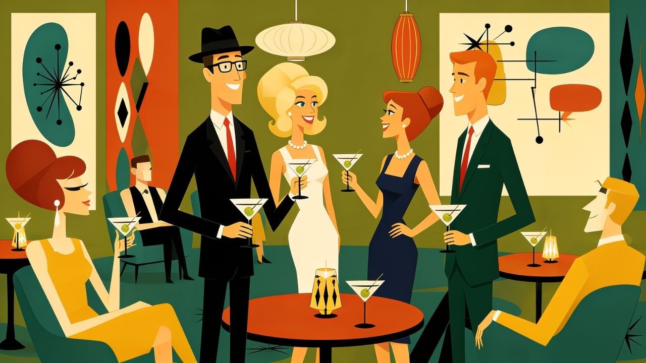 60s Atomic Lounge Jazz | Vintage Cocktail Party Jazz | Smooth Lounge Music