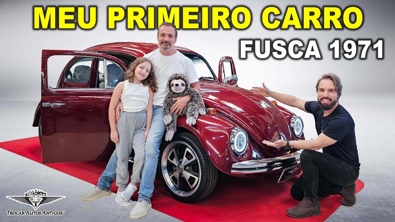 Presente de 50 anos! 🎁 Entrega do FUSCA do AMOR! 💖 Confecção da TAPEÇARIA LUXUOSA | Fusca 1971 😍