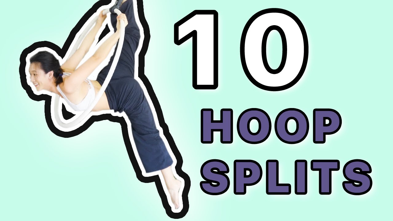 10 Beginner Splits on Aerial Hoop | aerialpractice