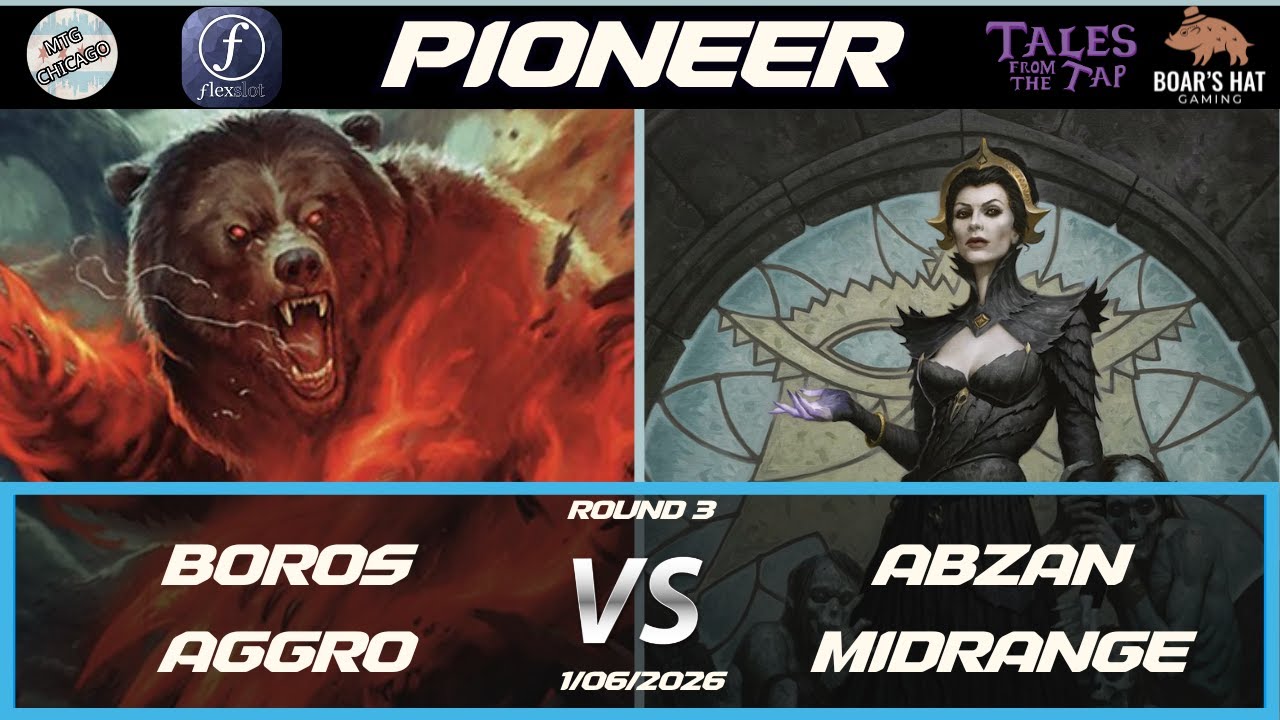 Борос Агро против Абзана Мидрейндж [MTG Pioneer Round 3]