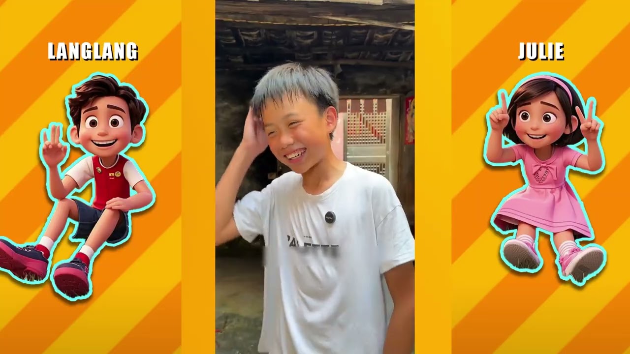 Langlang and Julie's funny compilation.#funny #comedyvideos