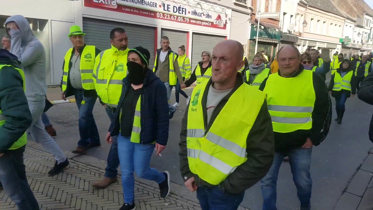 Marche des gilets jaunes &agrave; Guise