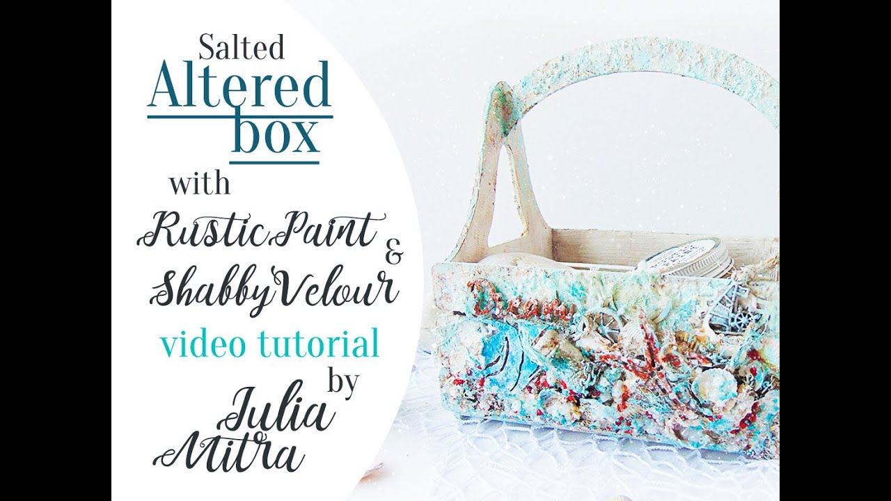 Salted Altered Box - Мастер-класс по созданию морского 