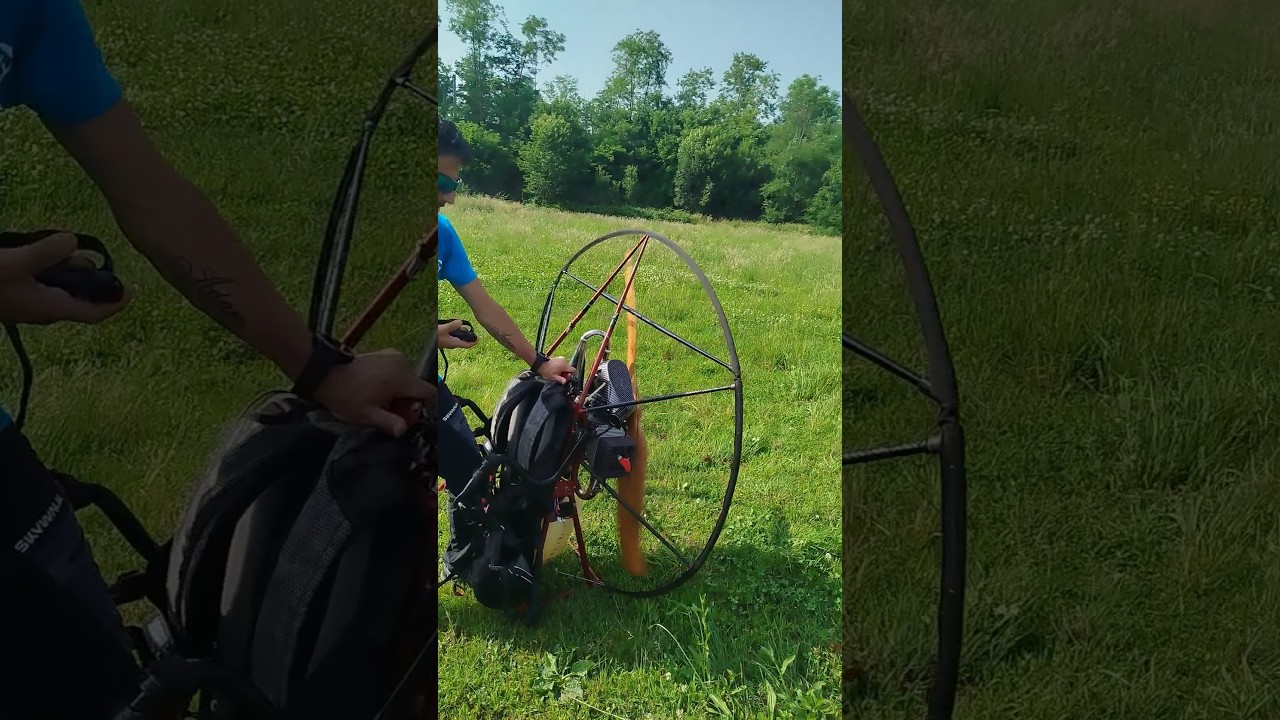 Test di accensione prima della consegna #paramotors #paramotorlife