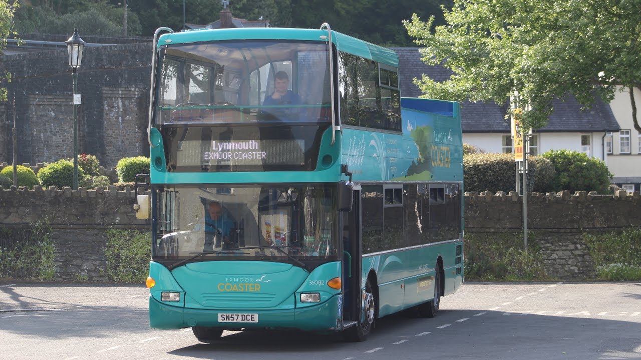 *Windscreen View* Scania N94UD OmniDekka (Exmoor Coaster) SN57 DCE/36082//First Bus