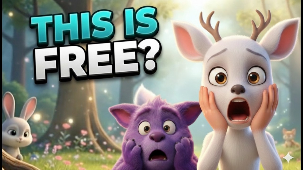 Create Viral AI Animation Videos (Kids Stories & Sleep Stories) Using ONLY 2 AI Tools