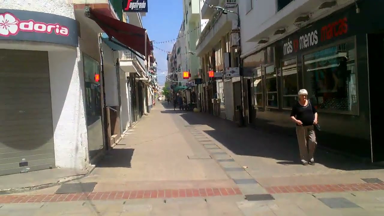 Calafell Main Shopping Street