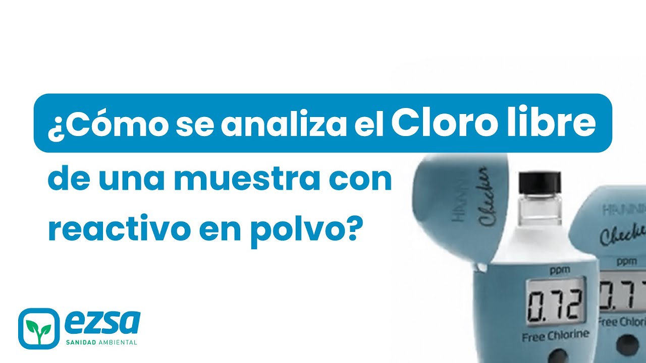 ¿Cómo analizar el Cloro libre con reactivo polvo con minifotómetro HI701 de HANNA Instruments?