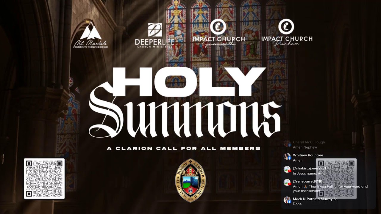 Day 12 Night Impartation 9pm (Holy Summons)