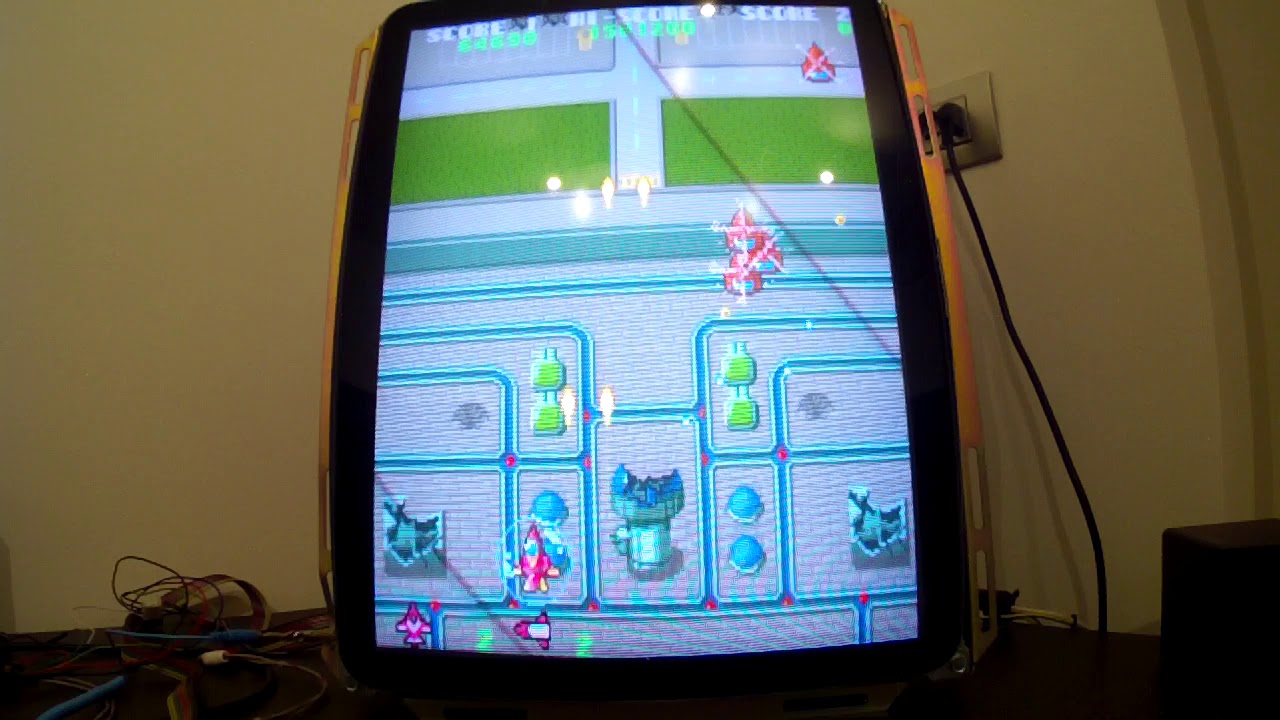 Air Raid Seibu pcb gameplay
