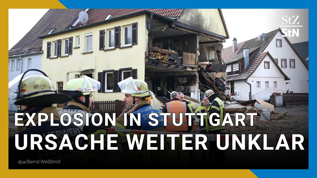 Ursache für Explosion in Stuttgarter Wohnhaus weiter unklar