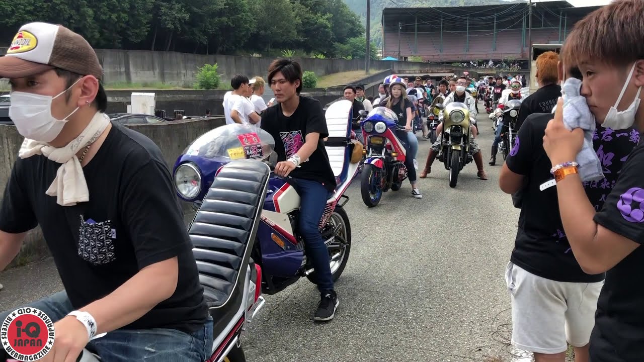 【旧極2019】フリー走行第3弾ノーカット4分7秒!!どこを見ても族車！族車！族車！！　旧車會 イベント コール大会 中山サーキット 音職人 motorcyclegang