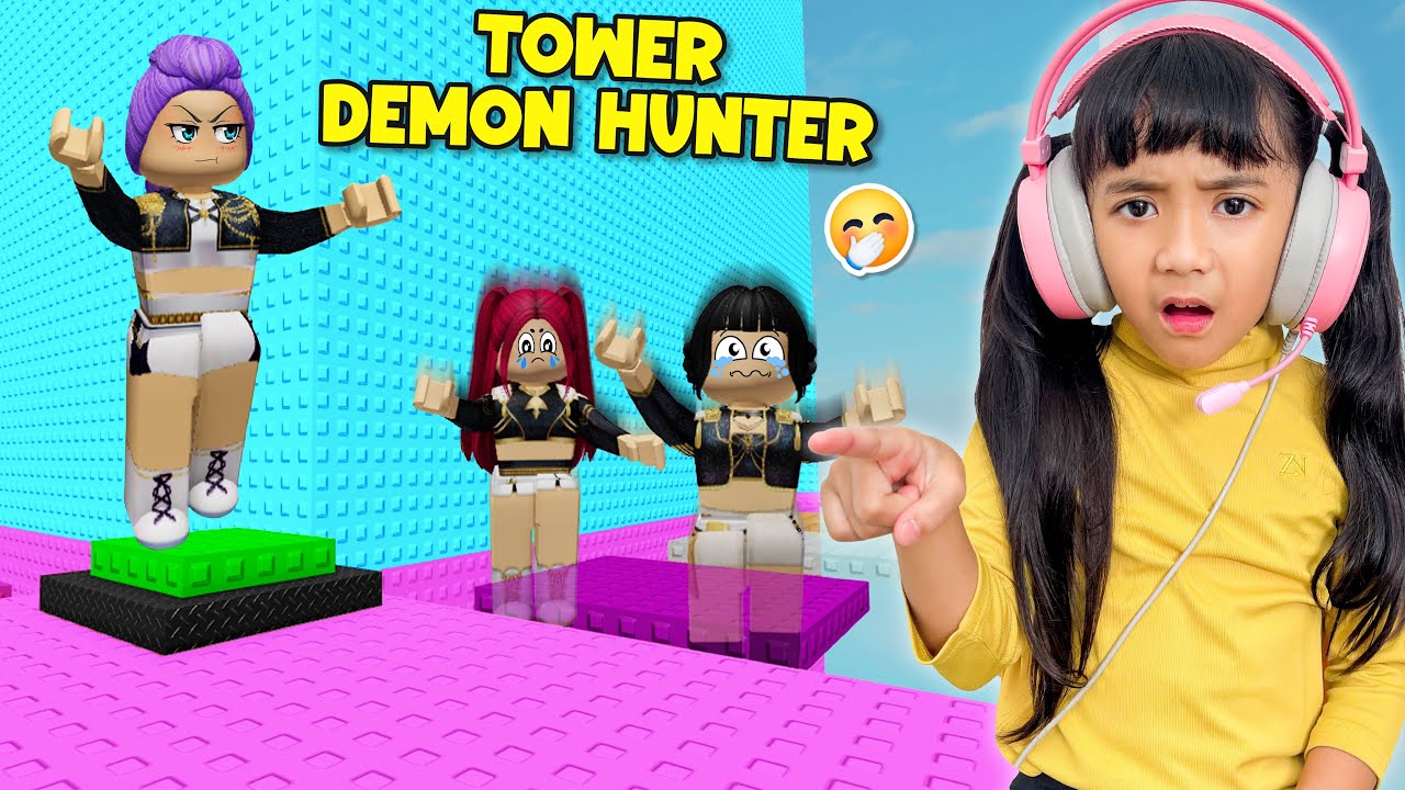 SAMANTHA TAMATIN TOWER TROLL KPOP DEMON HUNTER HIGHEST IN ROBLOX 😍