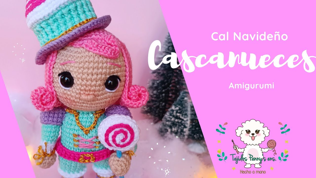 Cascanueces Cupky amigurumi a crochet 🎄| Cal Navideño | Tejidos Pennys ens.