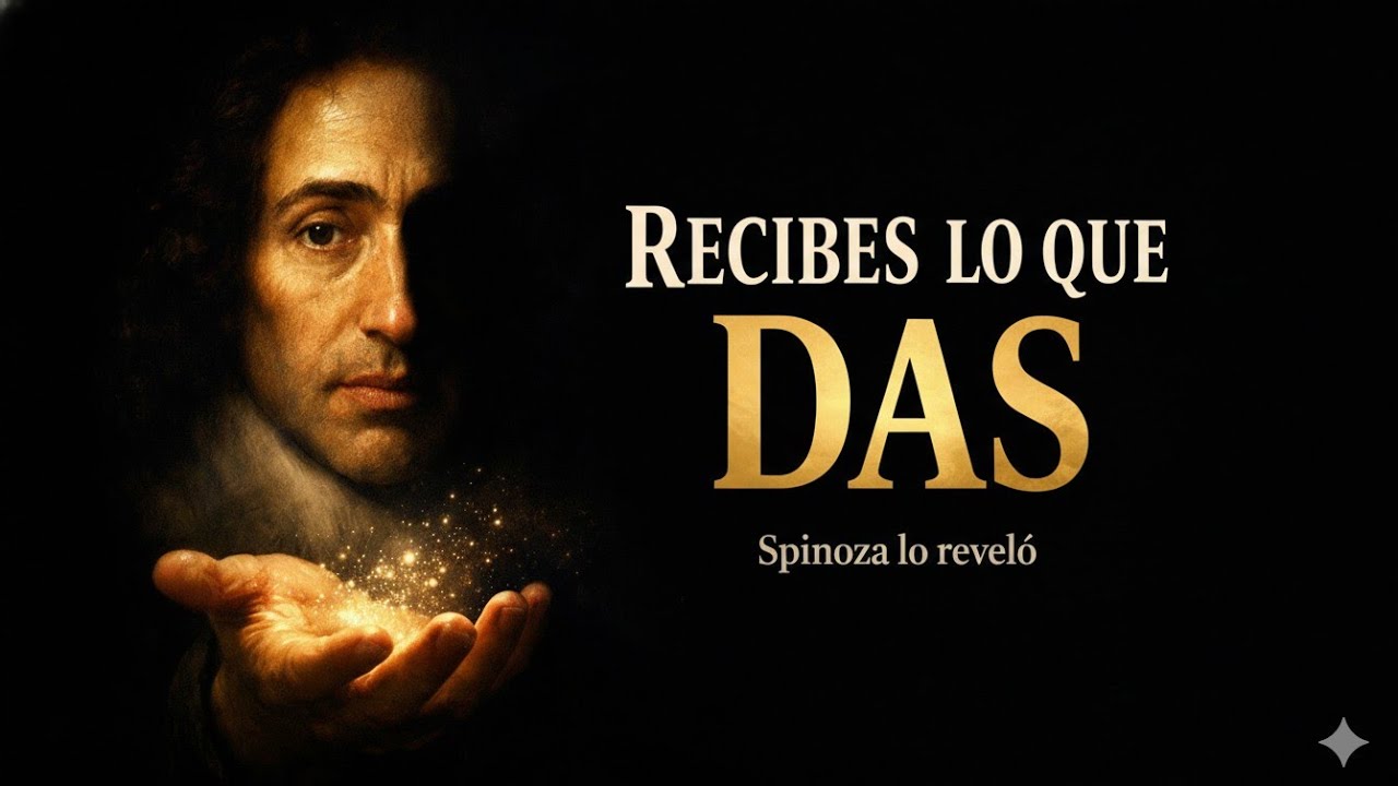 Spinoza revela la 7ª LEY del Universo: RECIBES lo que DAS.