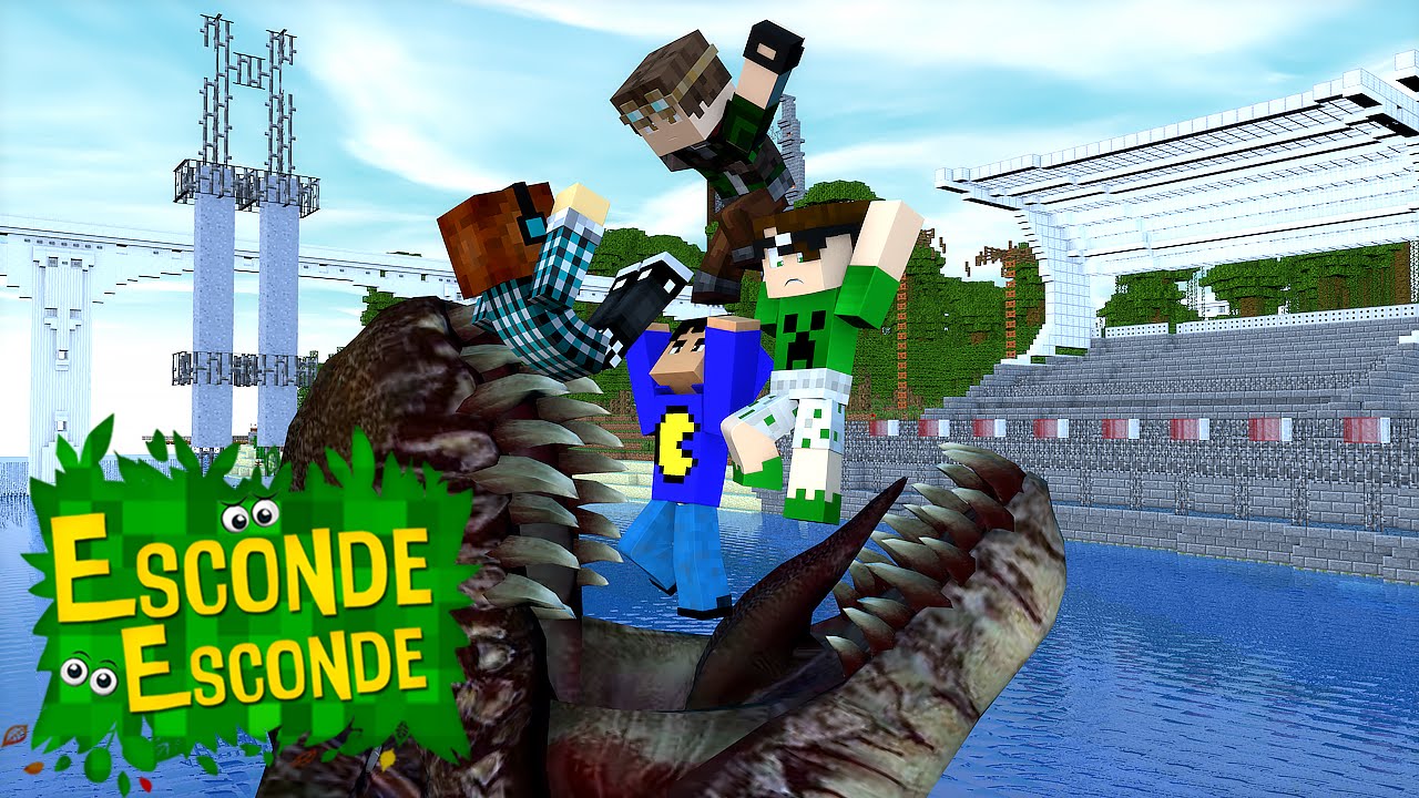 Minecraft: JURASSIC WORLD - O FILME! (Esconde-Esconde)