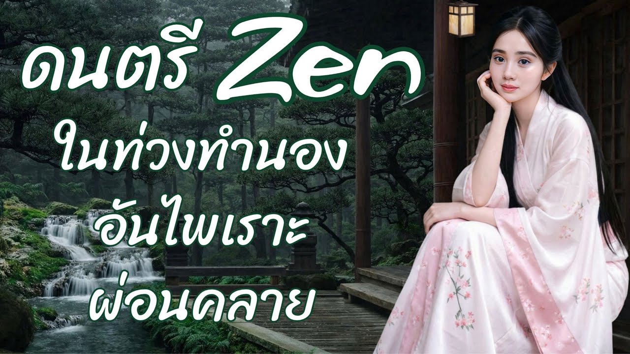 ดนตรี ZEN ผสมผสานร่วมสมัย ขลุ่ยไม้ไผ่ญี่ปุ่น กู่เจิ้ง เอ้อหู #ดนตรีบำบัด #zenmusic #relaxingmusic 