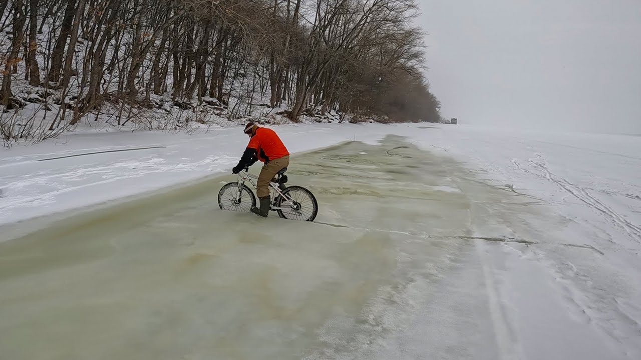 Велопрогулка по Льду Волги 1 Февраля!