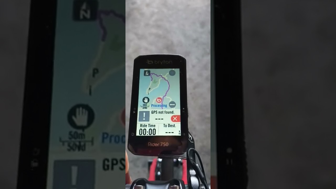 Bryton Rider 750 Navigation testing