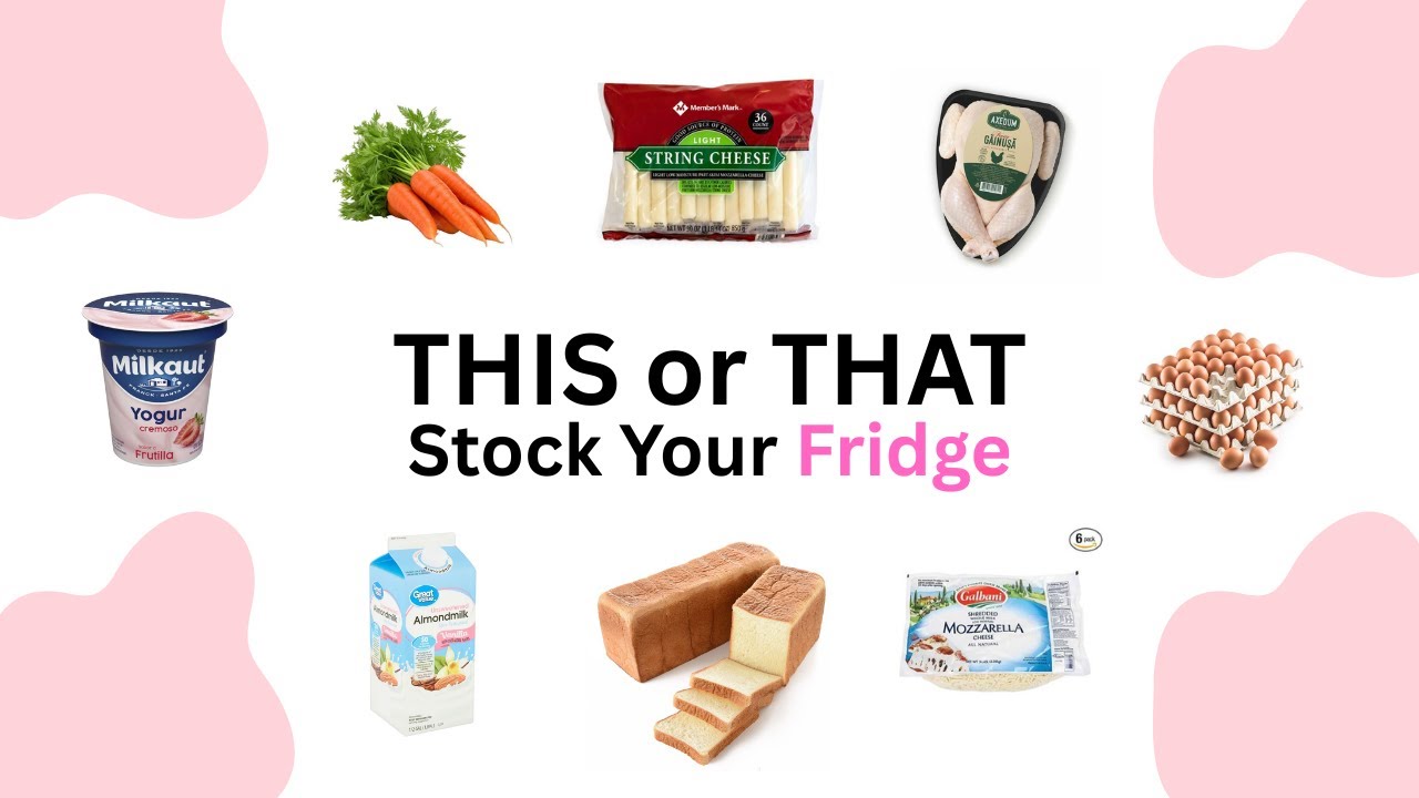 Stock Your DREAM Fridge | THIS OR THAT 🧊🥛 🧀🍕