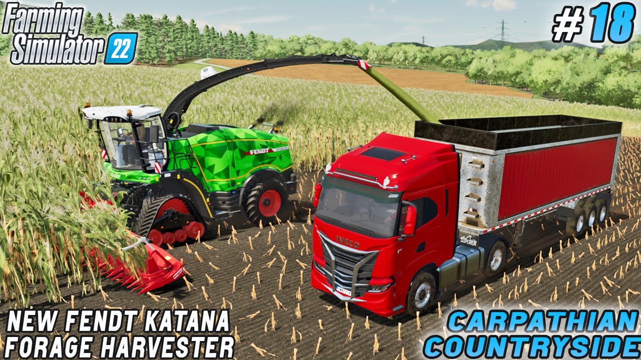 Acquiring a FENDT Forage Harvester for Silage Production | Carpathian Farm | FS 22 | Timelapse #18