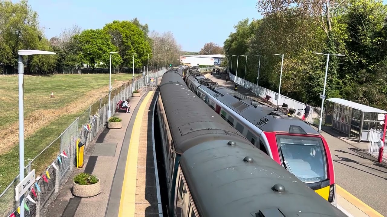 The East Anglian Freighter Railtour at Beccles Suffolk. 27/4/2025