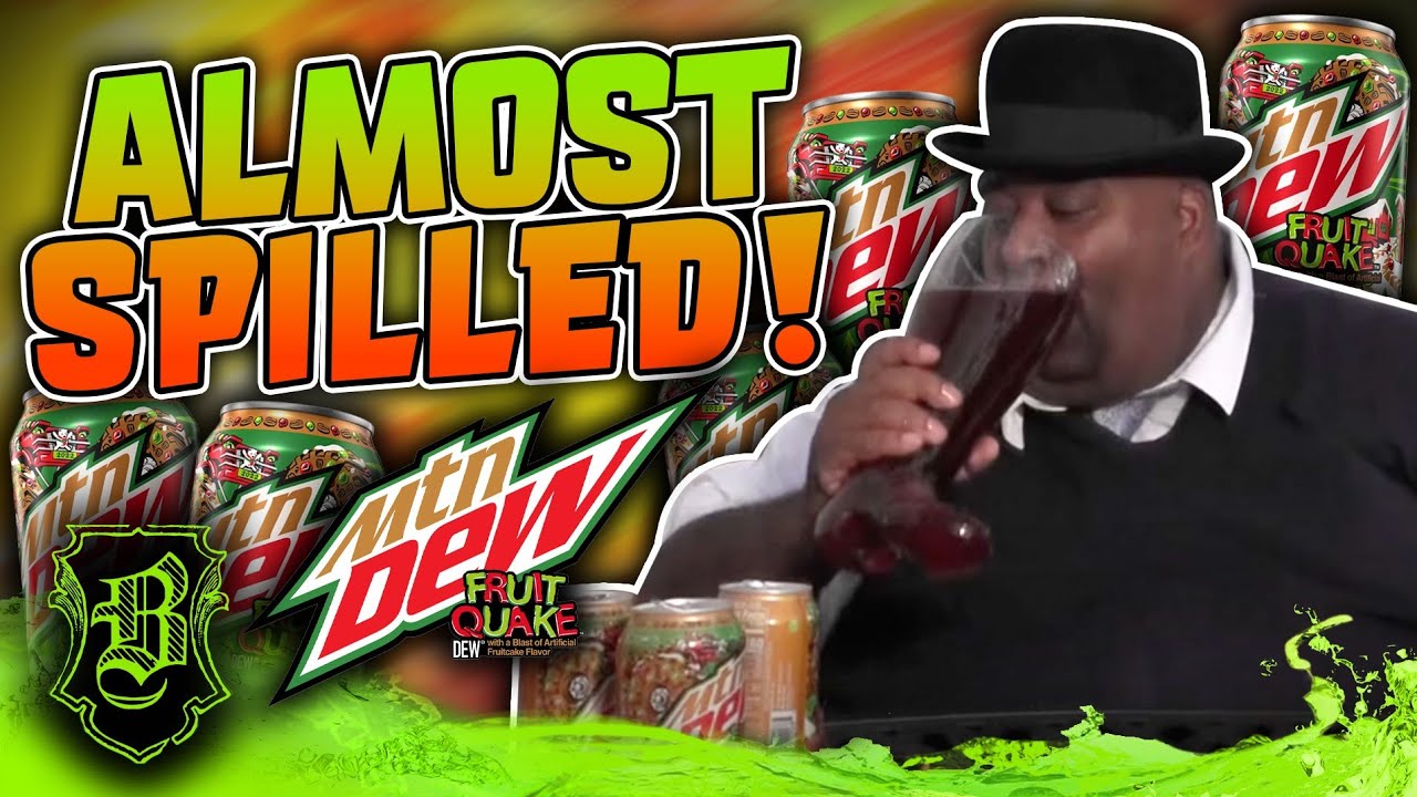 Выпить Mountain Dew Fruit Quake залпом, и этого чуть не случилось!!!