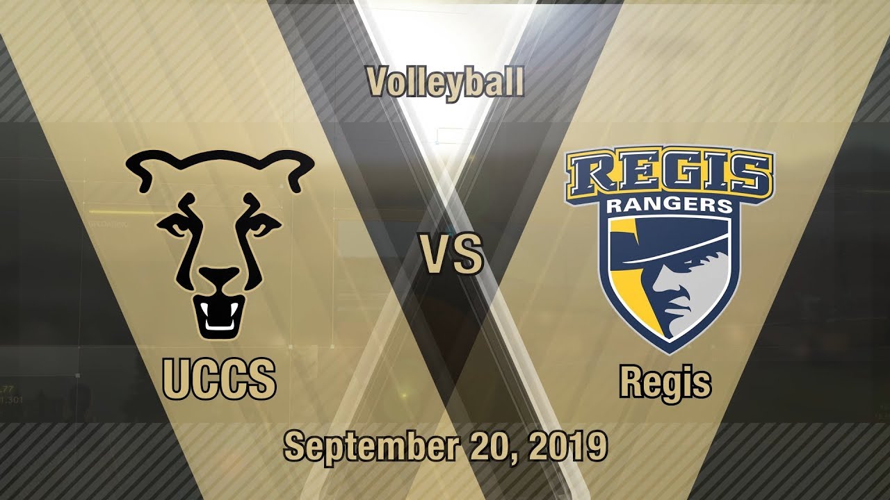 UCCS Sports - Volleyball vs Regis 9-20-19