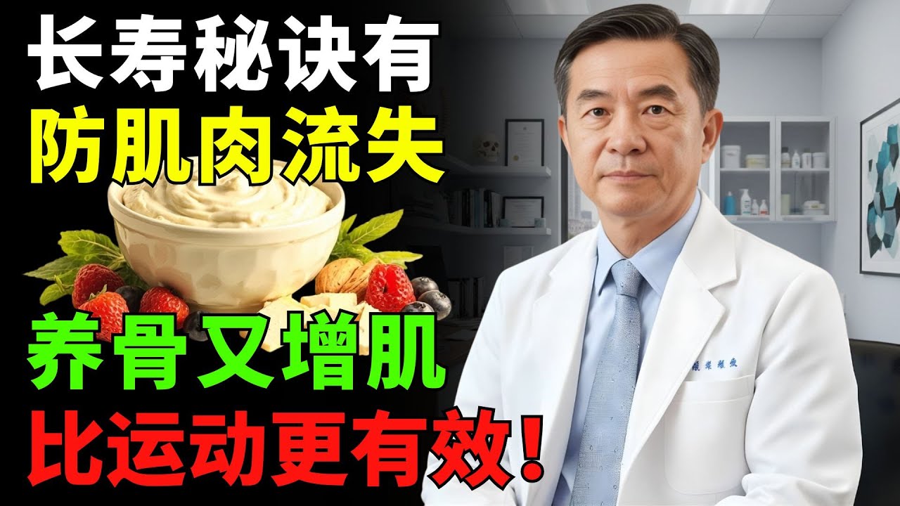 少有人知的長壽關鍵：這種食物預防肌肉流失、養骨又增肌