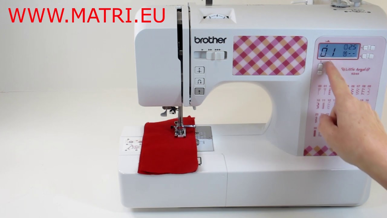 Brother KD 40 Little angel  sewingmachine how does it work