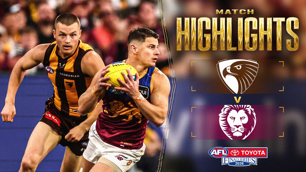 Hawthorn v Brisbane Lions Highlights | Preliminary Final, 2026 | AFL