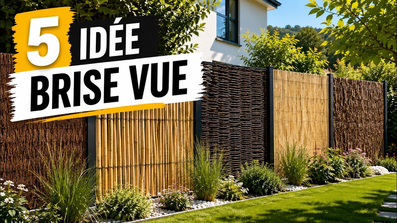 5 idées de Brise-Vue pour se Cacher d'un Vis à Vis