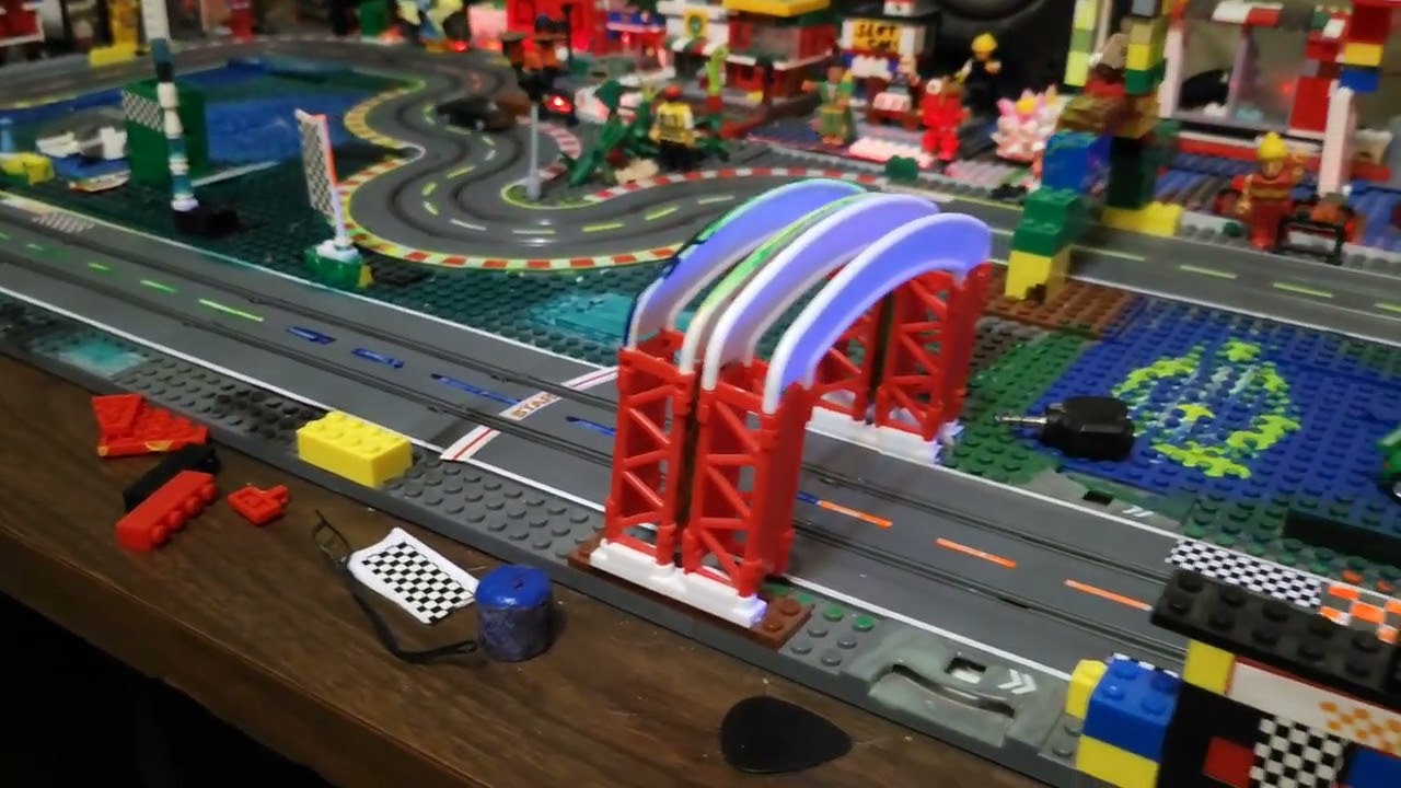 Micro slot car racing