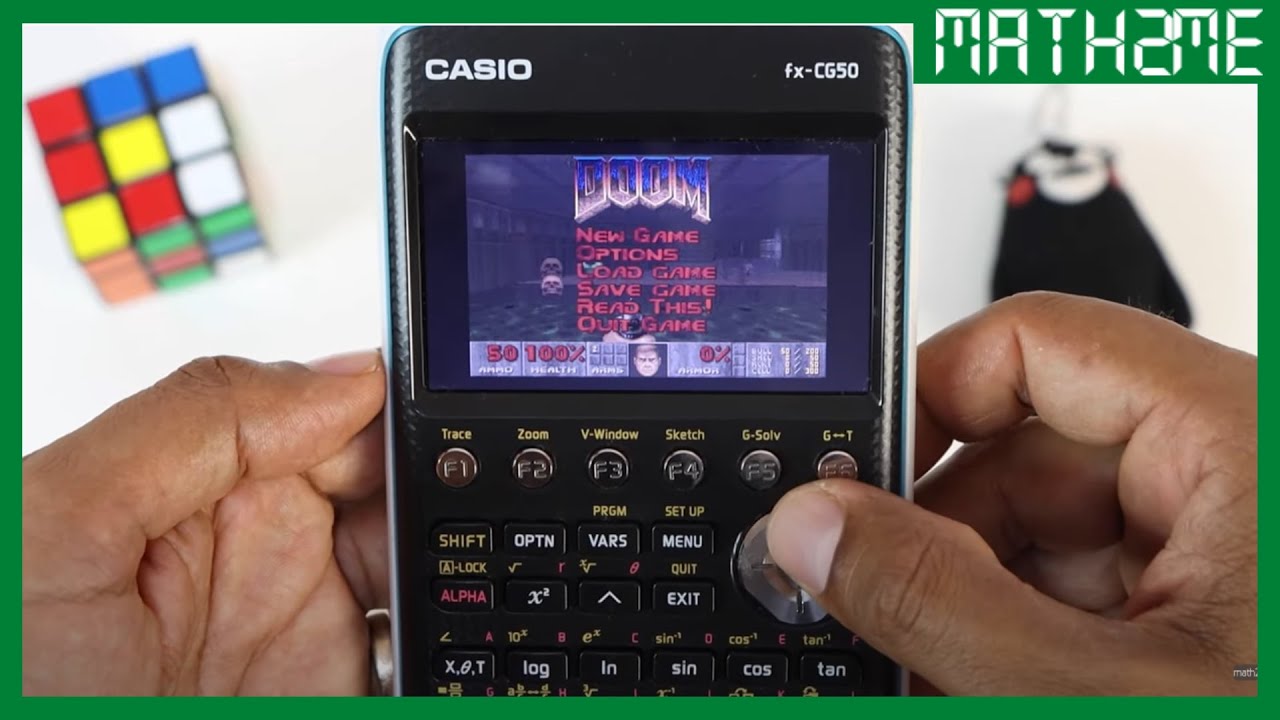 Impresionante, instale Doom en una graficadora Casio Fx-CG50