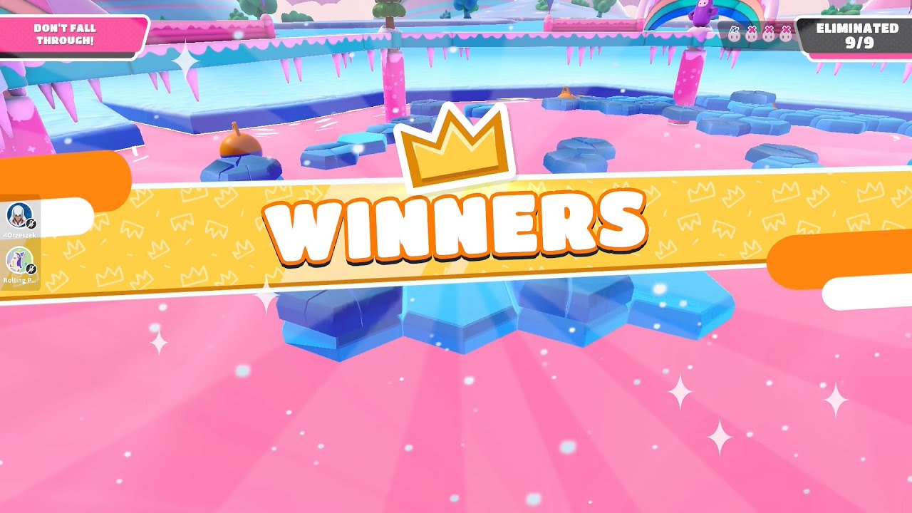 Fall Guys Season 1 Squad Mode Win First Place #1