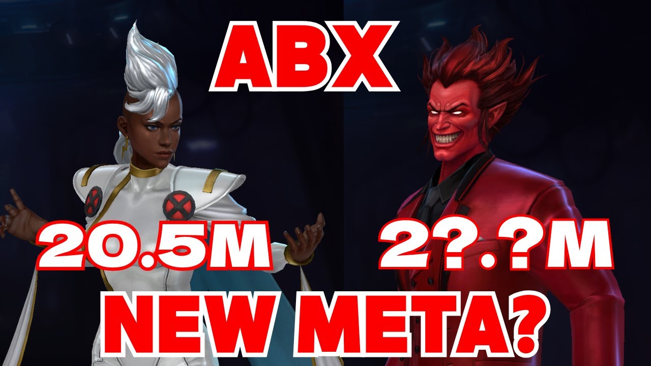 No Restriction ABX | STORM vs MEPHISTO | B.Rage vs M.Rage | F2P | marvel future fight
