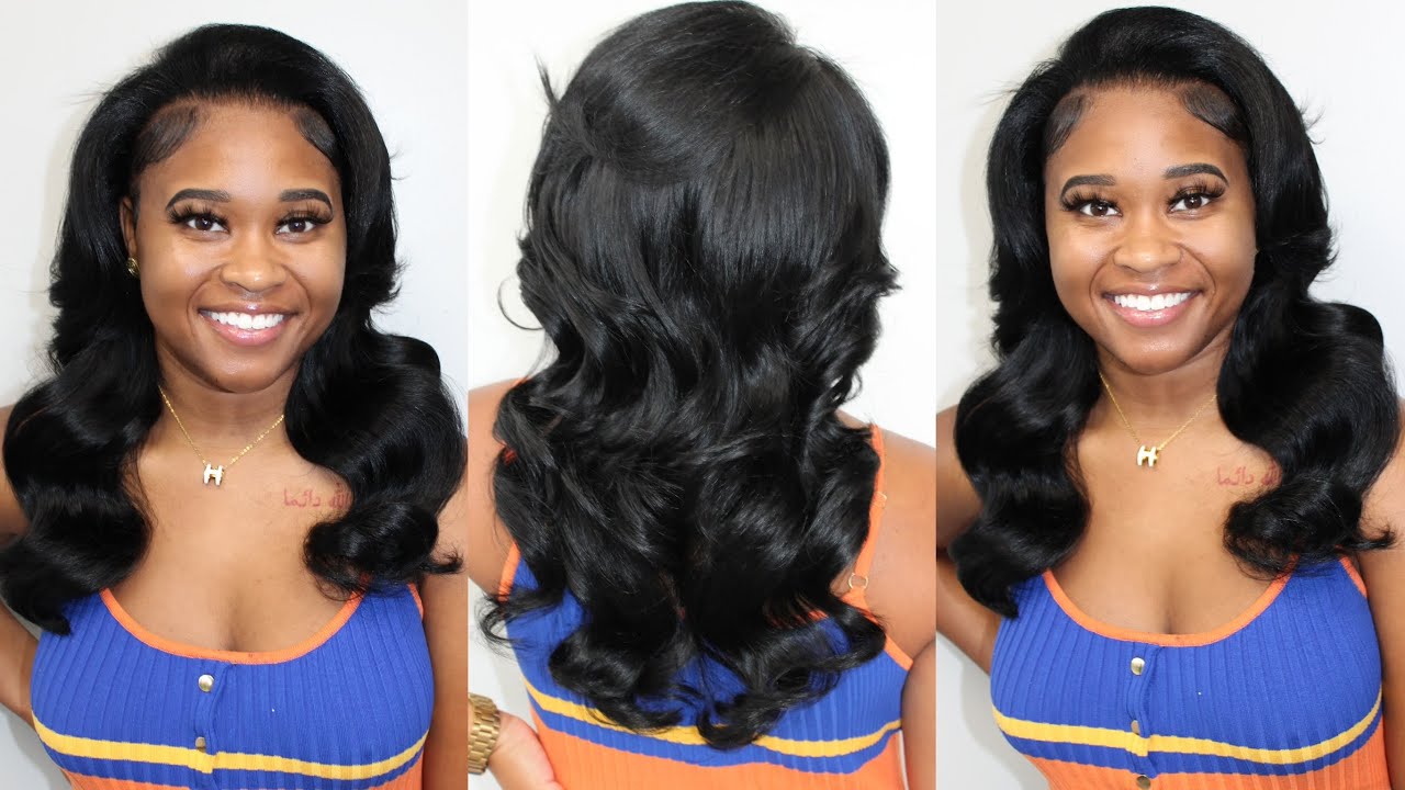 Flip Over Quickweave | 90s Blowout Look | CurlyMe Hair