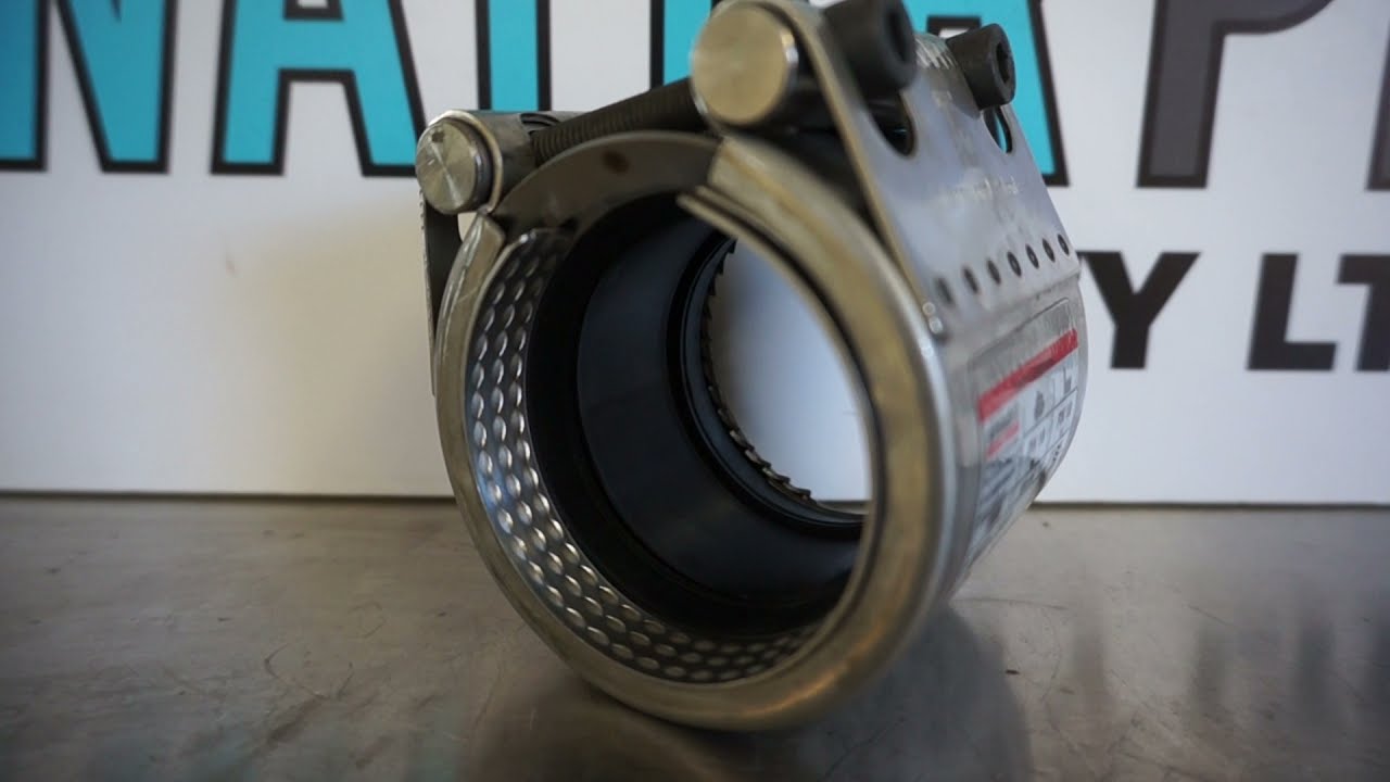 Straub Combi Grip - pipe coupling for joining metal and plastic pipe connections