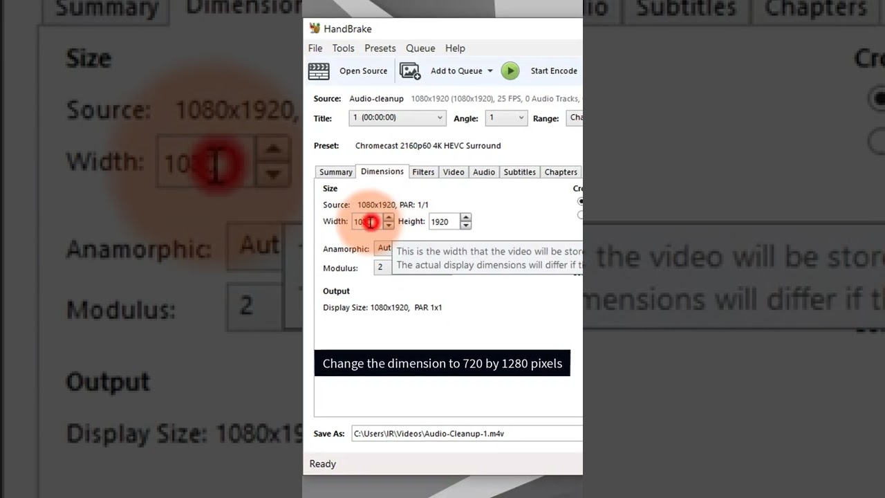 Convert vertical videos using handbrake Easiest way #handbrake
